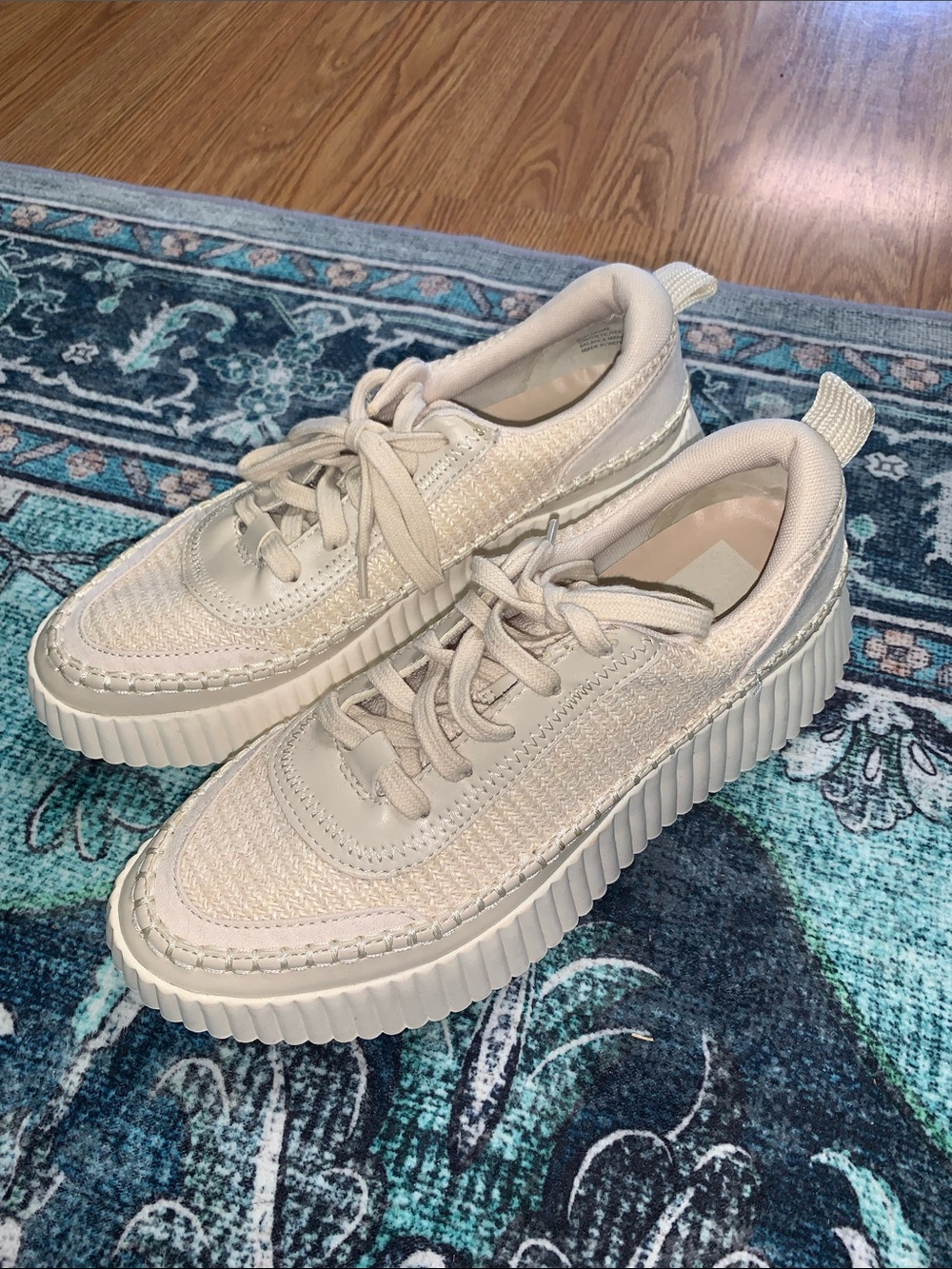 Dolce Vita shoes Denae platform sneakers boutique cream